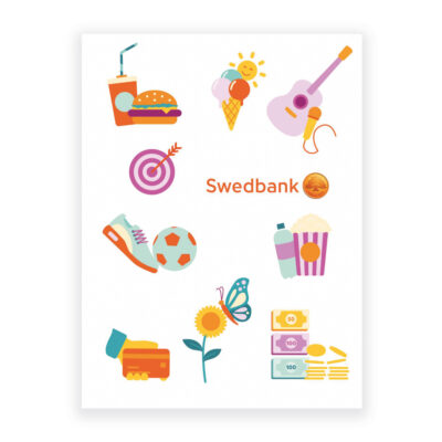 Temporary Tattoo, 10 pack