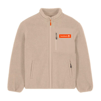 Unisex Sherpa Jacket with Relaxed Fit